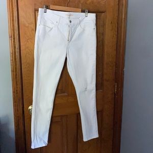 Levi Strauss & Co. white denim jeans